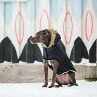 GF Pet Jackets Black Elasto-Fit Urban Dog Parka