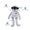 Pet Shop by Fringe Studio dog toys Oh My Gauze Halloween Mummy Plush Squeak Dog Toy