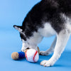 Batter Up Baseball Bat Ball Sports Plush Squeak Dog Toy