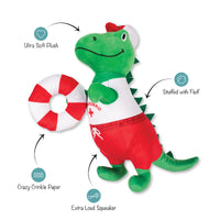 To The Rex-Cue Lifeguard Rex Plush Squeaky Dog Toy