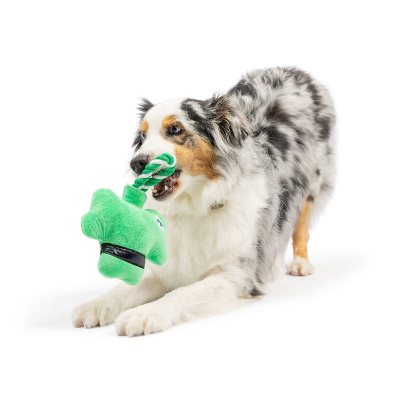 Huxley & Kent dog toys Shamrock Lollipop Plush Dog Toy
