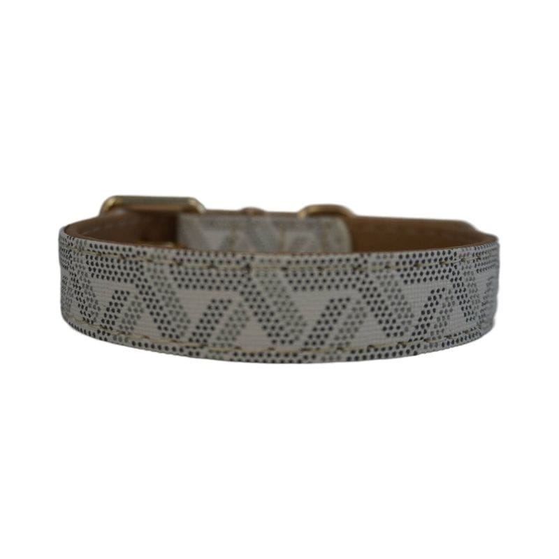 BARK by DOG Collars Morel White Luxury Pet Collar
