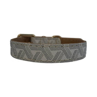BARK by DOG Collars Morel White Luxury Pet Collar