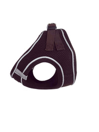 Barker's Bowtique Barker's Bowtique - Hip Doggie -  EZ Step-In Harness Vest - Brown: XXS
