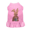 Bark Fifth Avenue Dresses XS Sparkle Bunny Pet Dress - Pink