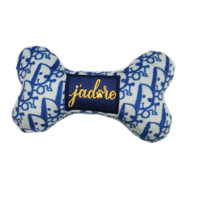 Haute Diggity Dog dog toys Dog-ior Bone Plush Squeak Dog Toy - 3 Sizes