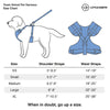 GA Georgia Bulldogs Red Quilted Velvet Dog Harness