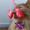Huxley & Kent Bow Ties Convo Hearts Pinwheel Flower Pet Collar Attachment - 2 Sizes