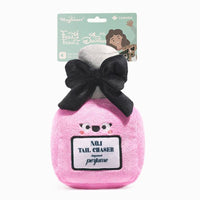 Hugsmart Products Inc Dog Toys Makeup Collection Tail Chaser Perfume Plush Squeak Dog Toy