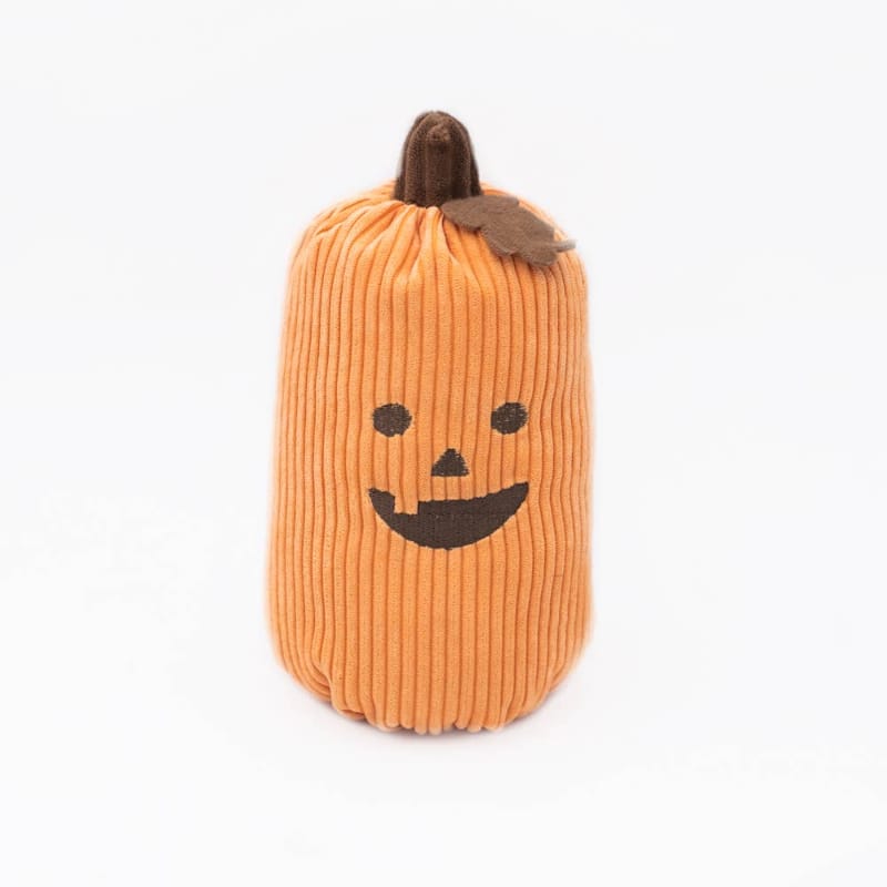 ZippyPaws dog toys Halloween Fall Jumbo Pumpkin Orange Plush Squeak Dog Toy