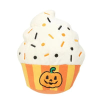 FuzzYard dog toys Happy Pumpkin Cupcake Plush Squeak Dog Toy