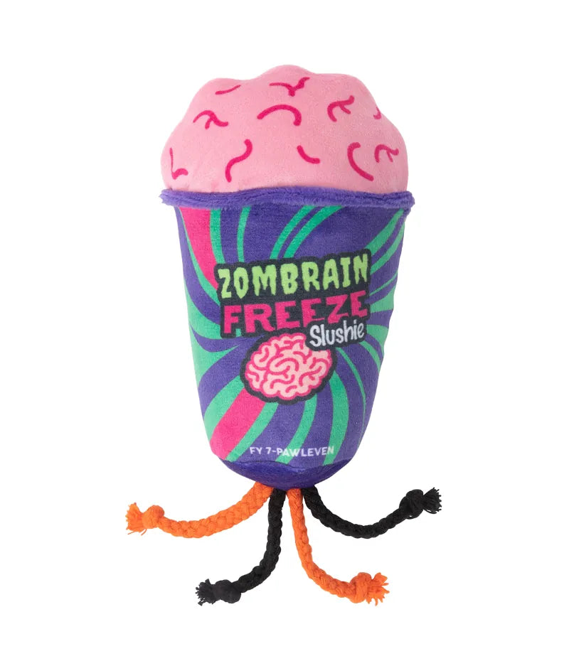 FuzzYard Cat Toys Halloween Zombrain Freeze Slushie Cat Toy