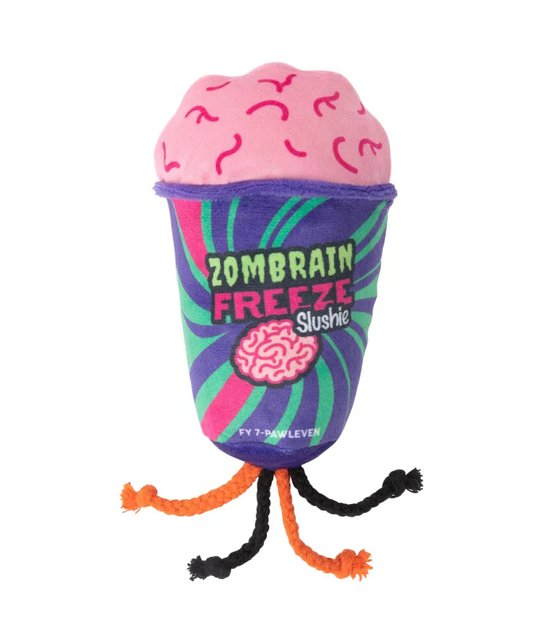 FuzzYard Cat Toys Halloween Zombrain Freeze Slushie Cat Toy