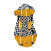 Barker's Bowtique Raincoat Yellow Ducks Reversible & Reflective Dog Raincoat