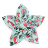 Sushi Flower Mint Green Pet Collar Attachment - 2 Sizes