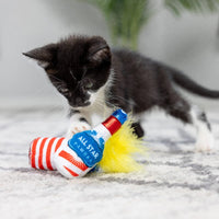Huxley & Kent Cat Toys Firecracker & All Star Pawdka Cat Toys - 2 Pc