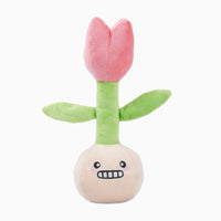 Puppy Garden Tulip 2 in 1 Plush Squeaky Dog Toy Set