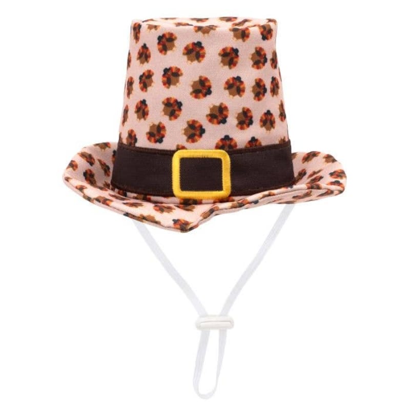 The Worthy Dog Hats SM Fall Season Pilgrim Party Pet Hat - 2 Sizes