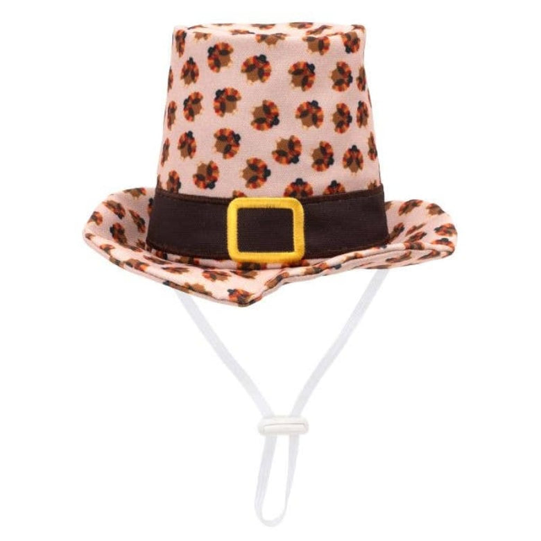 The Worthy Dog Hats SM Fall Season Pilgrim Party Pet Hat - 2 Sizes