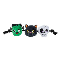 Pet Shop by Fringe Studio dog toys Halloween My Boo Crew Plush Squeak Rope Tug Dog Toy Set
