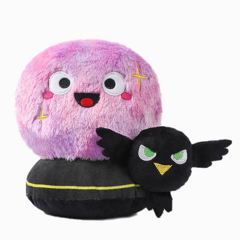 Hugsmart Products Inc dog toys Howloween Night Crystal Ball Plush Dog Toy - 2 Pc