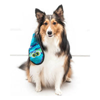 Outward Hound dog toys Invincibles Snake Durable Plush Blue Dog Toy - XL