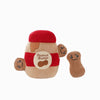 Hugsmart Products Inc Dog Toys Food Party Peanut Butter Jar-Interactive Plush Squeak Dog Toy Set - 4 Pc