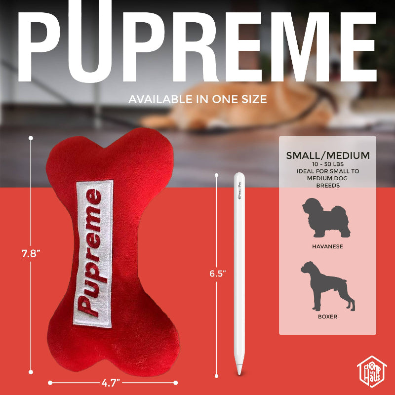 Chomp Haus Chomp Haus - Pupreme – Plush Squeaky Designer Dog Toy