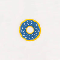 ZippyPaws dog toys Hanukkah Blue Donutz Sprinkles Squeaky Dog Toy