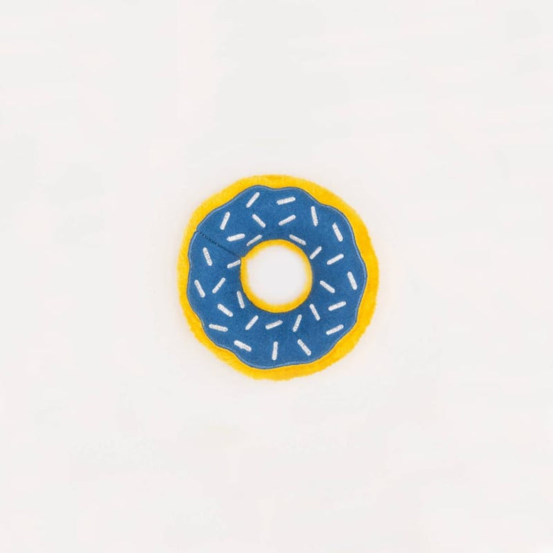 ZippyPaws dog toys Hanukkah Blue Donutz Sprinkles Squeaky Dog Toy