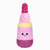 Hugsmart Products Inc Dog Toys Makeup Collection Pink Lip Stick Rope Plush Squeak Dog Toy