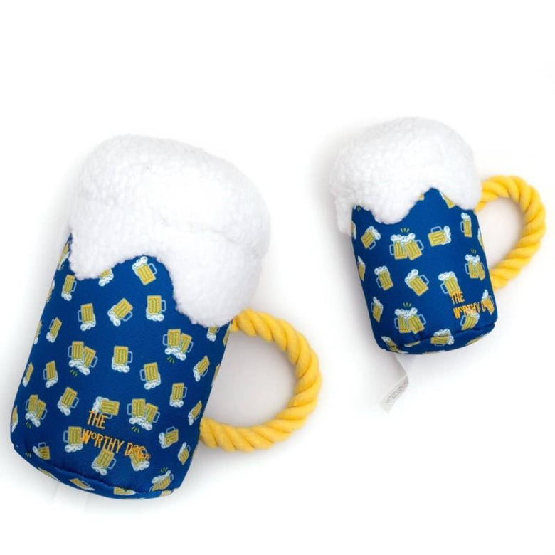 The Worthy Dog dog toys SM Cheers! Navy Dog Toy - 2 Sizes
