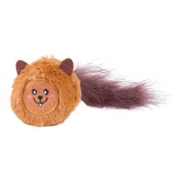 ZippyClaws Cat Toys Squirrel Refillablez Bushy Throw Plush Cat Toy