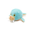 BARK dog toys Wallace the Walrus Plush Blue Squeak Dog Toy