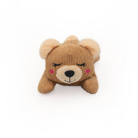 Zippypaws dog toys Snooziez with Shhhqueaker Bear Dog Toy