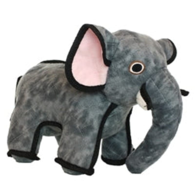 VIP Products/Tuffy dog toys Jr Tuffy Zoo Series Emery Elephant Durable Tough Dog Toy - 2 Sizes