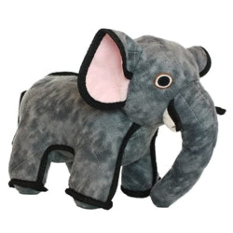 VIP Products/Tuffy dog toys Jr Tuffy Zoo Series Emery Elephant Durable Tough Dog Toy - 2 Sizes