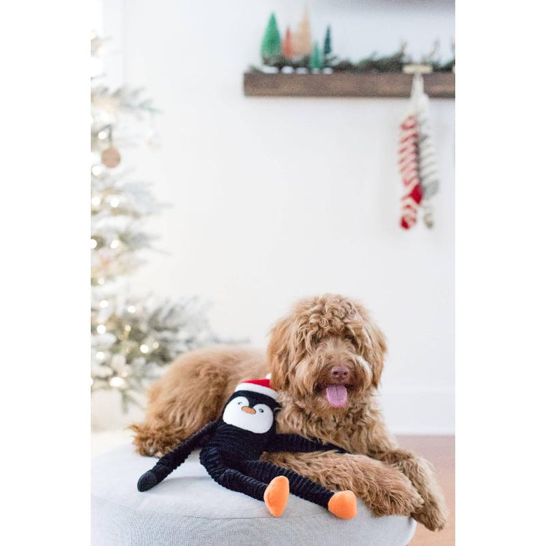 ZippyPaws ZippyPaws - Holiday Crinkle - Penguin - Small - Dog Toy
