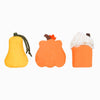 Hugsmart Products Inc dog toys Autumn Tailz Pumpkin Play Plush Squeak Dog Toy Set - 3 Pc