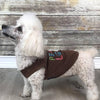 Parisian Pet® Tee's Peace Love Milky Brown Embroidered Dog T Shirt