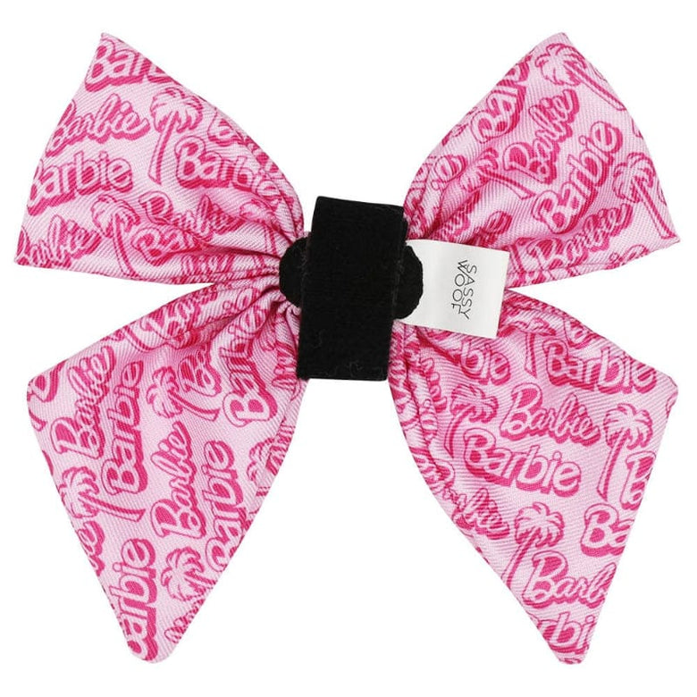 SASSY WOOF Bow Tie Malibu B Pink Sailor Bow Tie Dog Collar Attachment