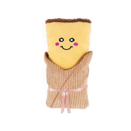 ZippyPaws dog toys NomNomz Tamale Squeaky Plush Pet Toy