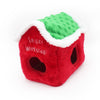 Holiday Christmas Burrow Santa's Workshop Interactive Plush Dog Toy Set - 4 Pc