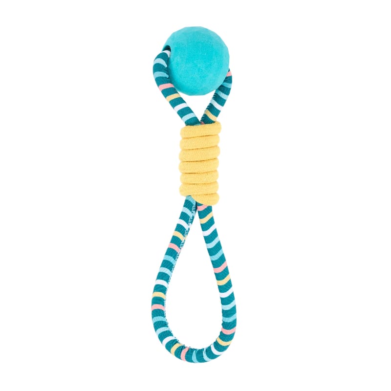 ZippyPaws dog toys Razzle Rope Tugger Ball Dog Toy