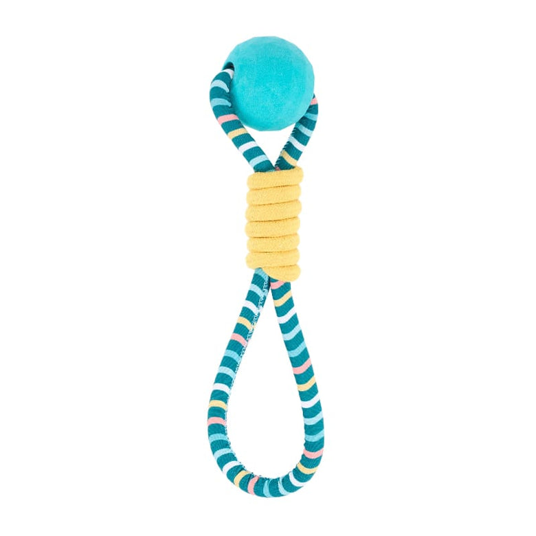 ZippyPaws dog toys Razzle Rope Tugger Ball Dog Toy