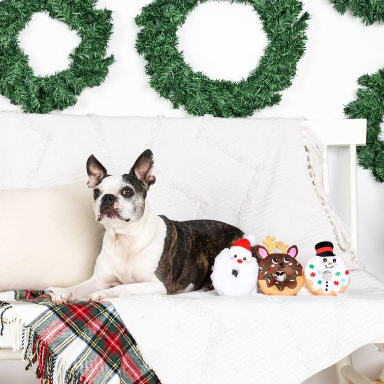 PetShop by Fringe Studio Toys A Hole Lot of Holiday Fun Dog Toy Set - 3 Pc