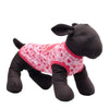 The Worthy Dog Dog Apparel Love & Kisses Hearts Pink Dog Tee
