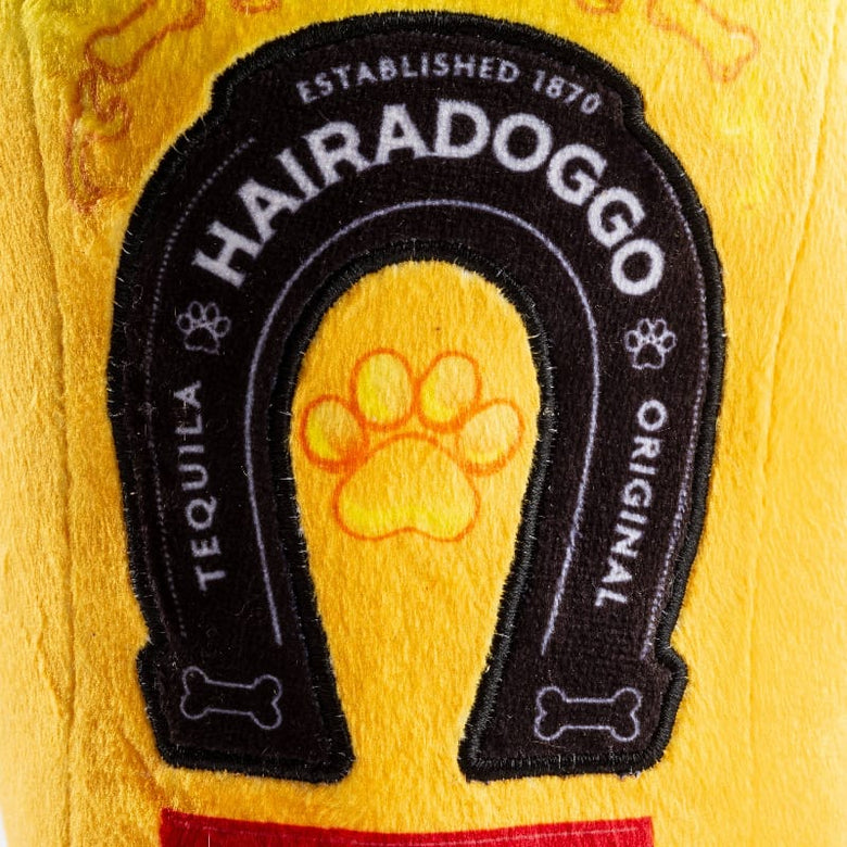 Haute Diggity Dog dog toys Hairadoggo Tequila Bottle Plush Squeaky Dog toy