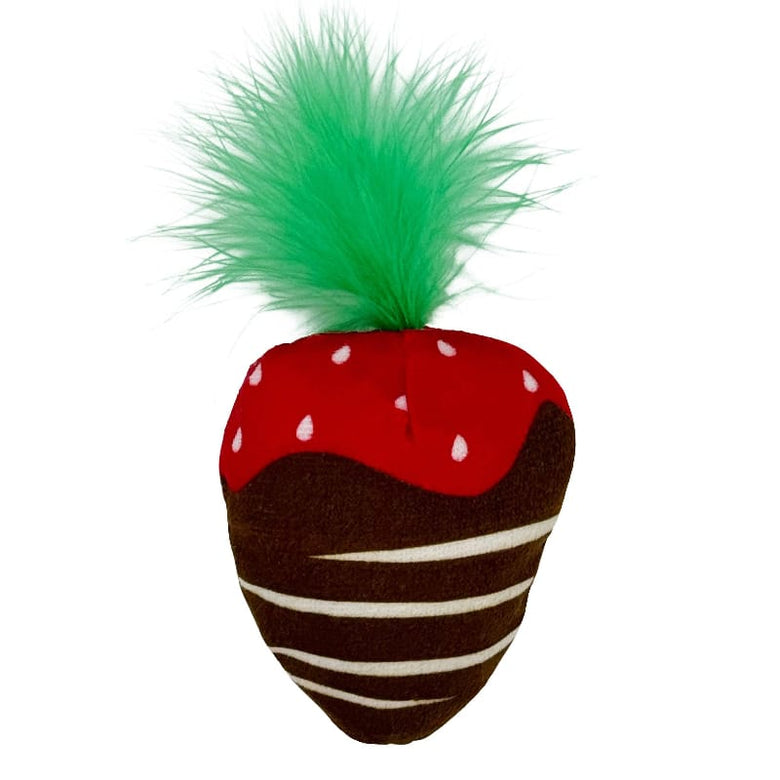 Huxley & Kent Cat Toys Chocolate Strawberry Cat Toy