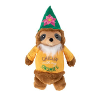 Pet Shop by Fringe Studio dog toys Chillin' With My Gnomies Spring Plush Squeak Dog Toy